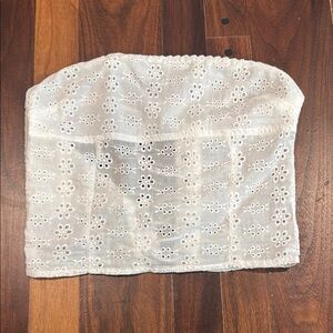 Detailed Lace Up EDIKTED Tube Top